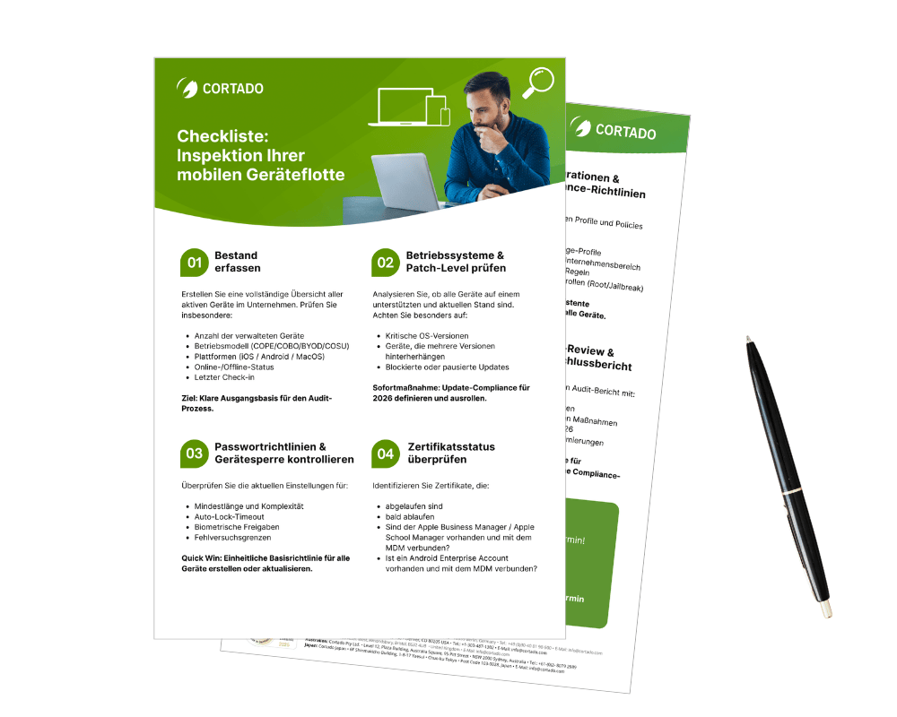 Checkliste Geraeteinspektion